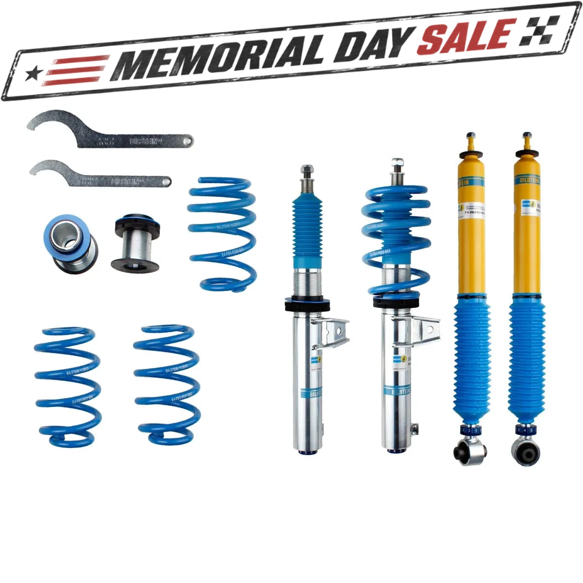 Bilstein 05-12 Porsche Boxster (w/ PASM) B16 (DampTronic) Suspension Kit - Front & Rear