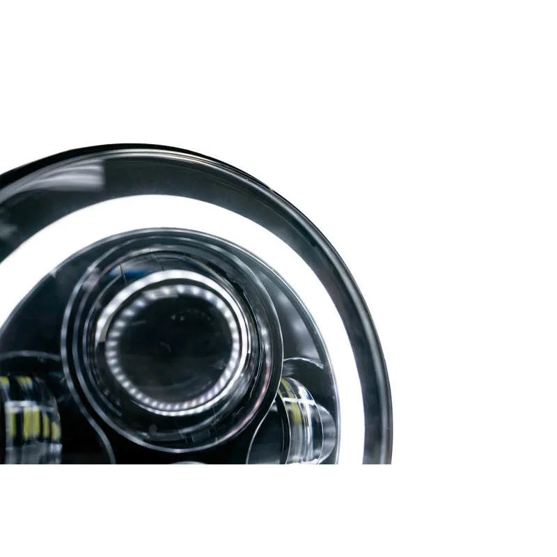 DV8 Offroad 07-18 Jeep JK LED Projector Headlights w/ Halo | Jeep Wrangler (07-18) (HL7JK-02)
