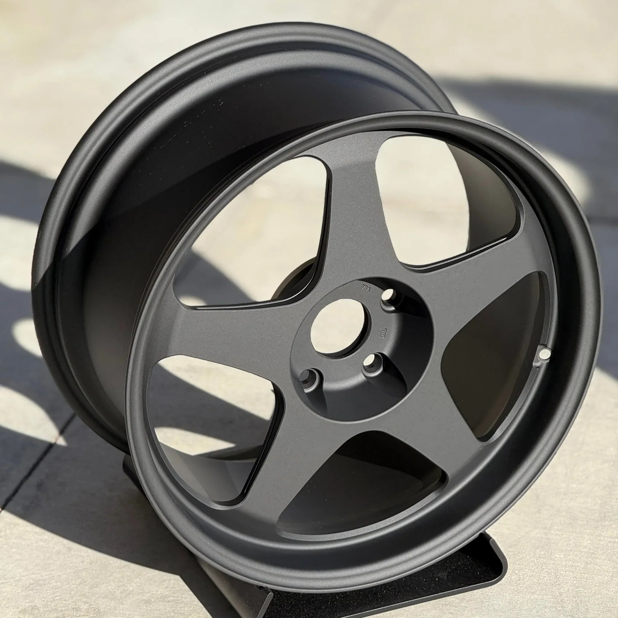 Spoon SW388 19x9.5 +45 5x120 Black wheel set