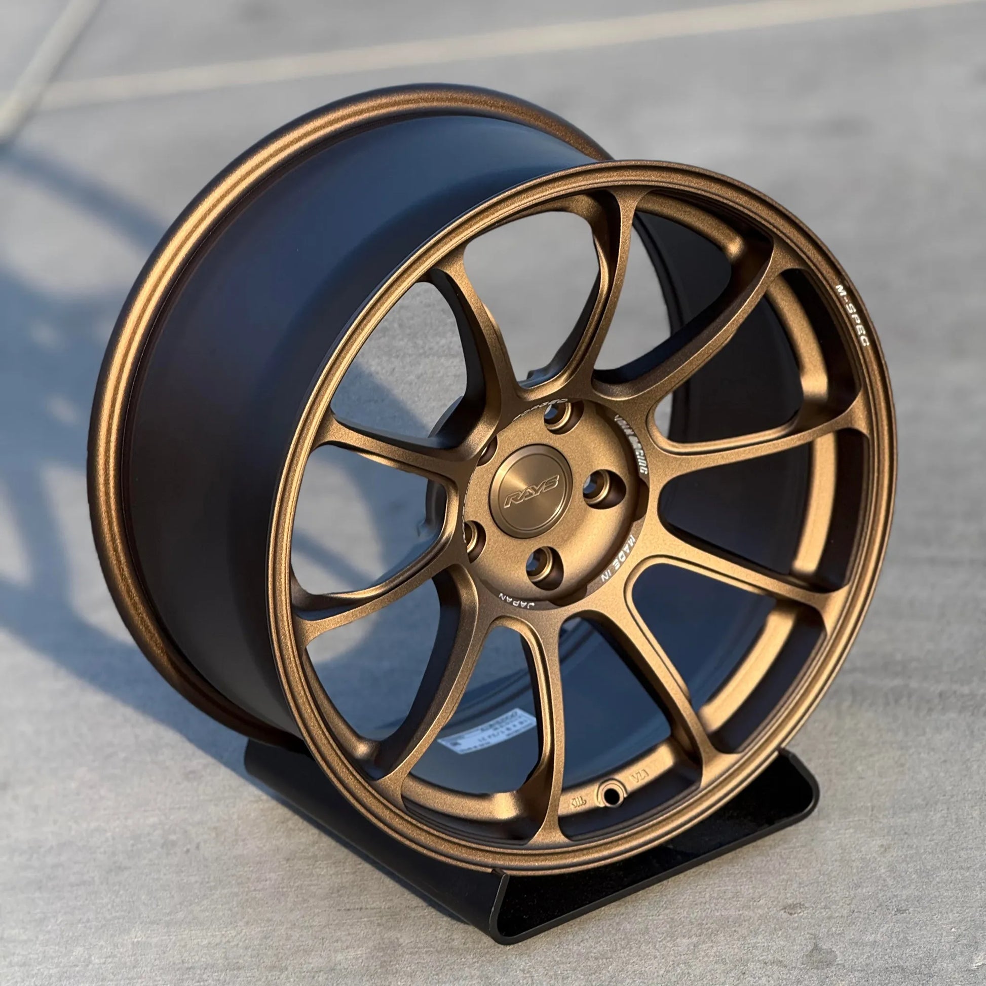 Volk Racing ZE40 M-Spec 18x9.5 +21 5x114.3 Bronze – WheelFlip Volk Racing ZE40 M-Spec 18x9.5 +21 5x114.3 Bronze – WheelFlip