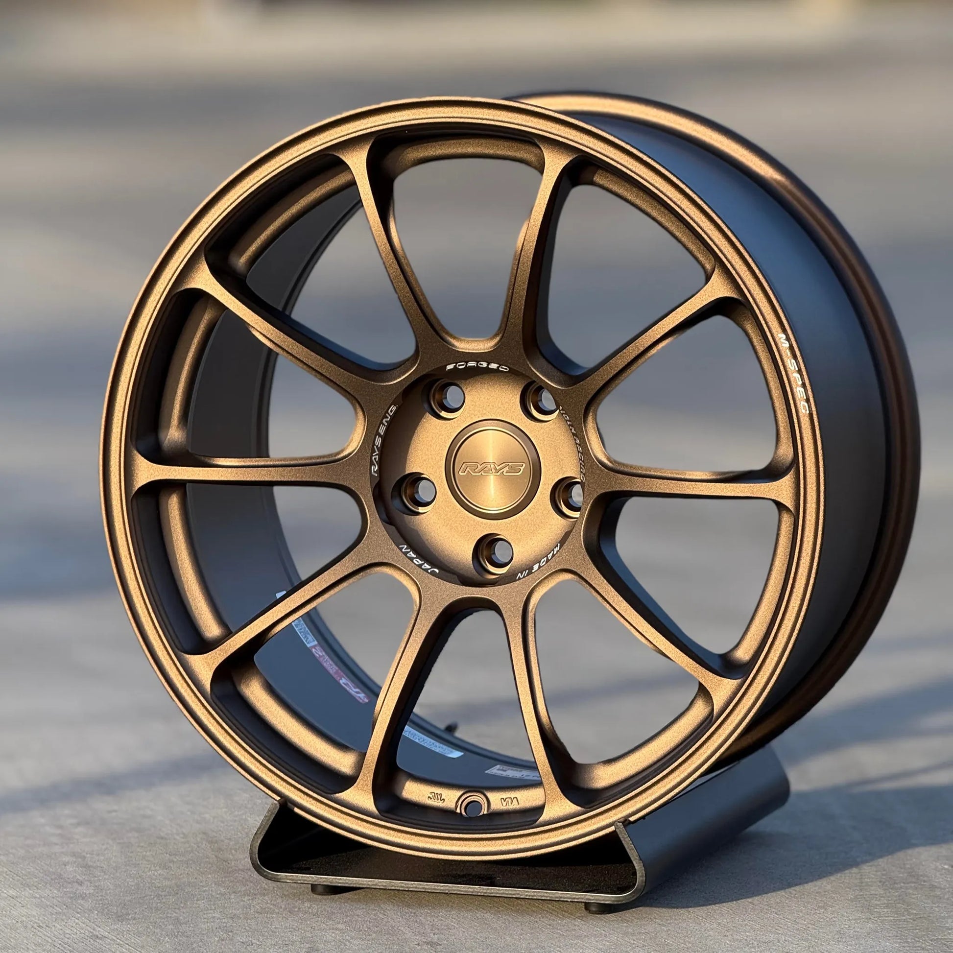 Volk Racing ZE40 M-Spec 18x9.5 +21 5x114.3 Bronze – WheelFlip