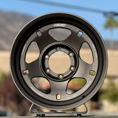 Rays Offroad 05X 17x8.5 -10 6x139.7 Blast Black 2 (SET)