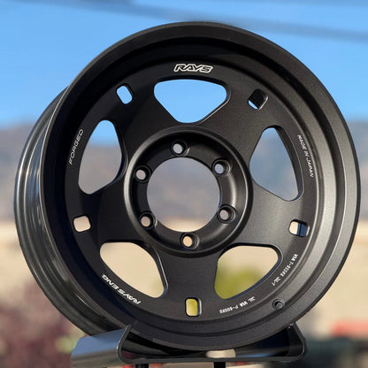 Rays Offroad 05X 17x8.5 -10 6x139.7 Blast Black 2 (SET)