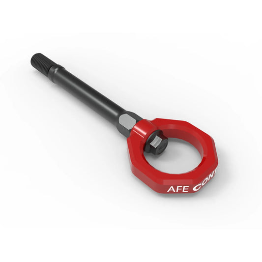 aFe CONTROL Front Tow Hook Red | (450-401014-R)