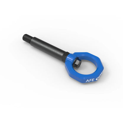 aFe CONTROL Rear Tow Hook Blue | BMW F-Chassis 2/3/4/M (450-502002-L)