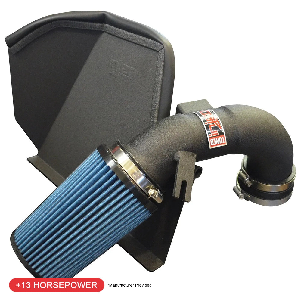 Injen Wrinkle Black Cold Air Intake | BMW 3 Series (11-19) / 4 Series (13-21) / 2 Series (13-21) / 4 Series Gran Coupe (14-21) / G22/G23 (20-24) (SP1123WB)