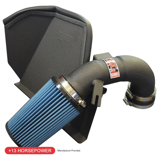 Injen Wrinkle Black Cold Air Intake | BMW 3 Series (11-19) / 4 Series (13-21) / 2 Series (13-21) / 4 Series Gran Coupe (14-21) / G22/G23 (20-24) (SP1123WB)
