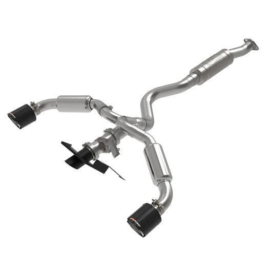 aFe 49-36067-C Gemini XV 3in to 2-1/2in SS Cat-Back Exhaust Toyota GR Corolla (23-24) (49-36067-C)