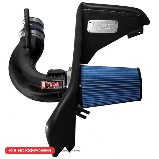 Injen Wrinkle Black Power-Flow Air Intake System | Chevrolet Camaro (16-26) (PF7017WB)
