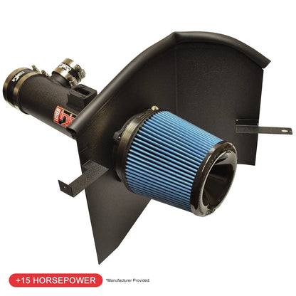 Injen Wrinkle Black Power-Flow Air Intake System | Nissan Titan (17-24) / Armada (17-24) / Titan XD (17-26) (PF1953WB)