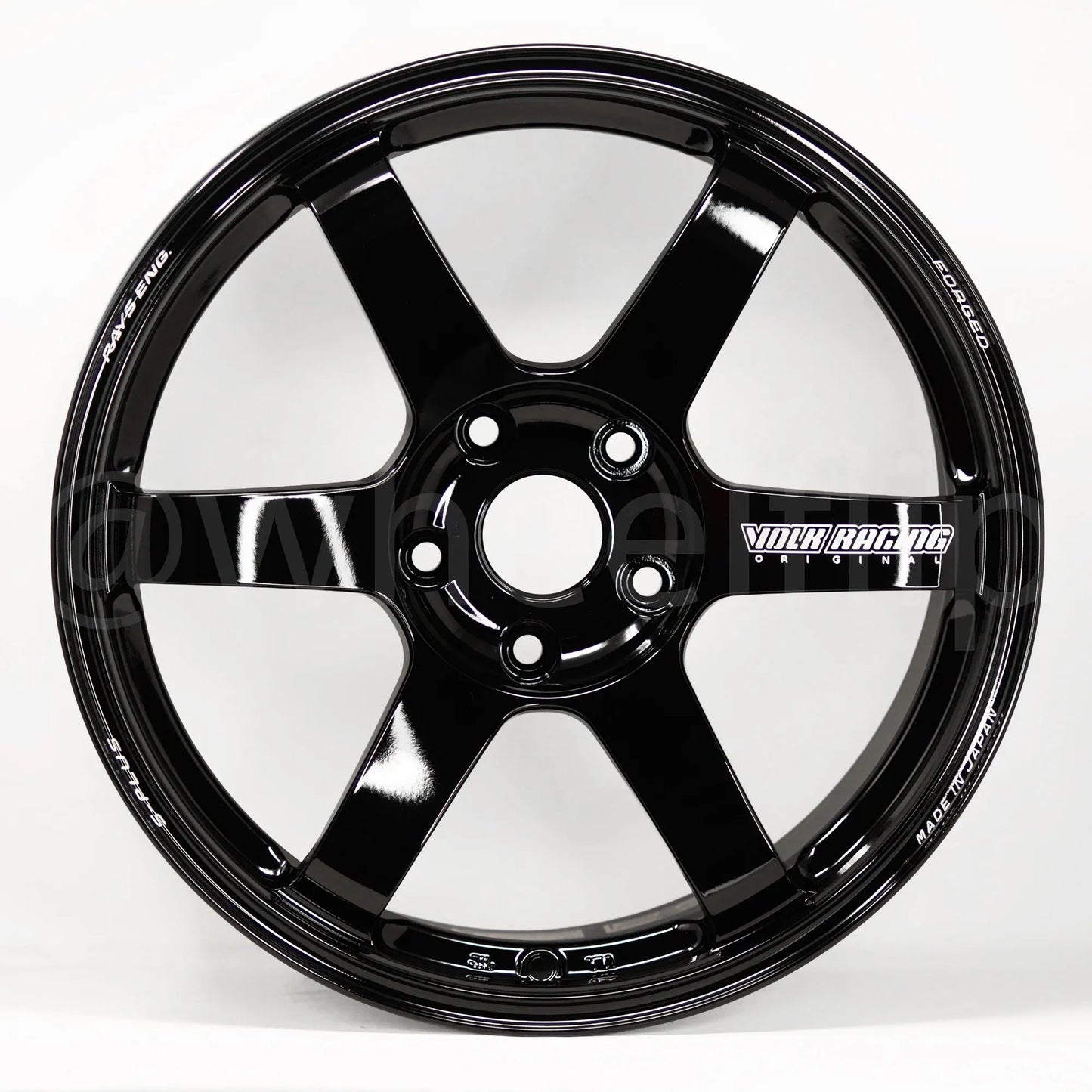 Volk Racing TE37 Saga S-Plus 18x9.5 +38 5x114.3 Black (SET)