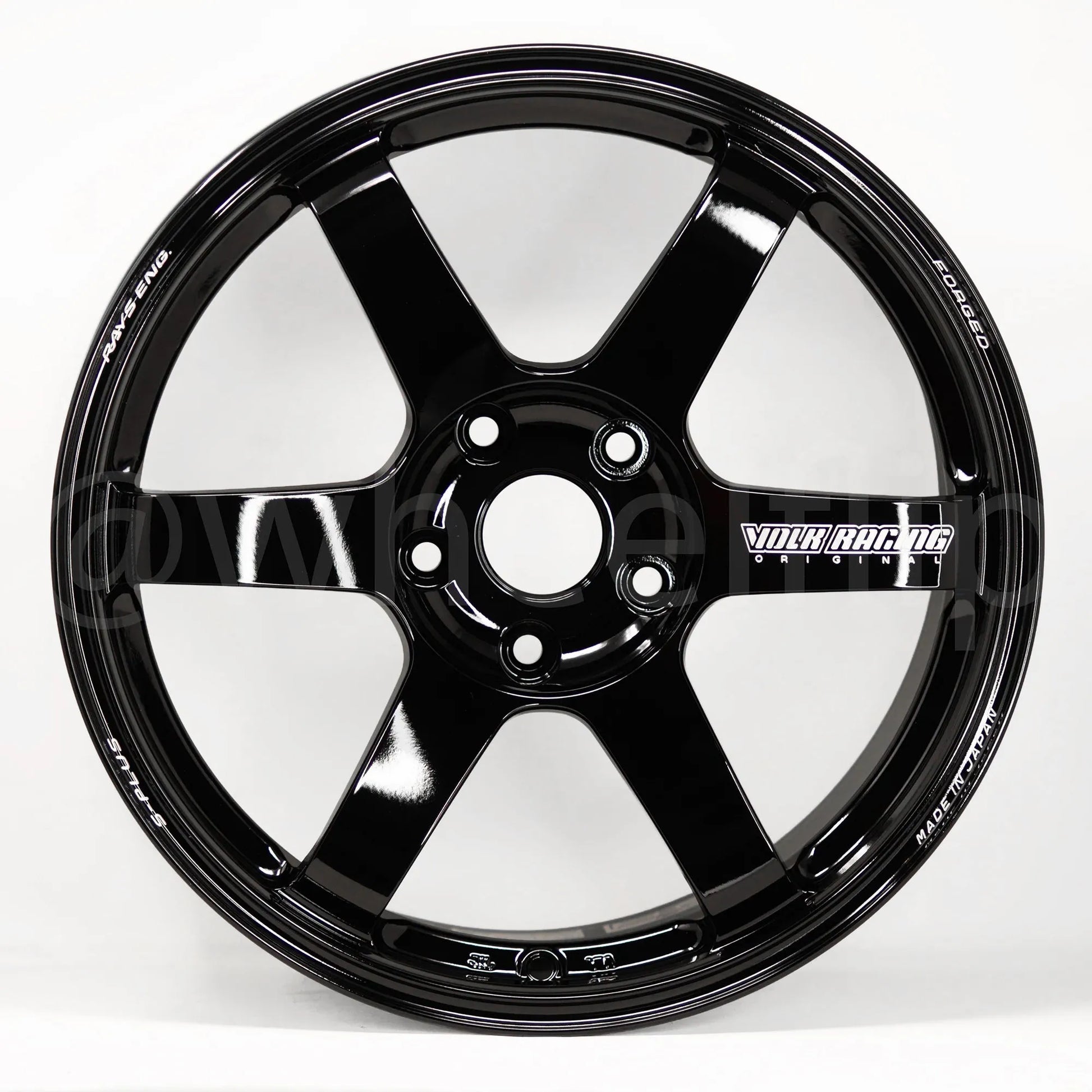 Volk Racing TE37 Saga S-Plus 18x9.5 +38 5x114.3 Black (SET)