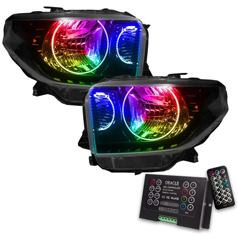 Oracle Tundra SMD HL Dual Halo Kit ColorSHIFT w/ 2.0 Controller | Toyota Tundra (07-22) (7204-333)