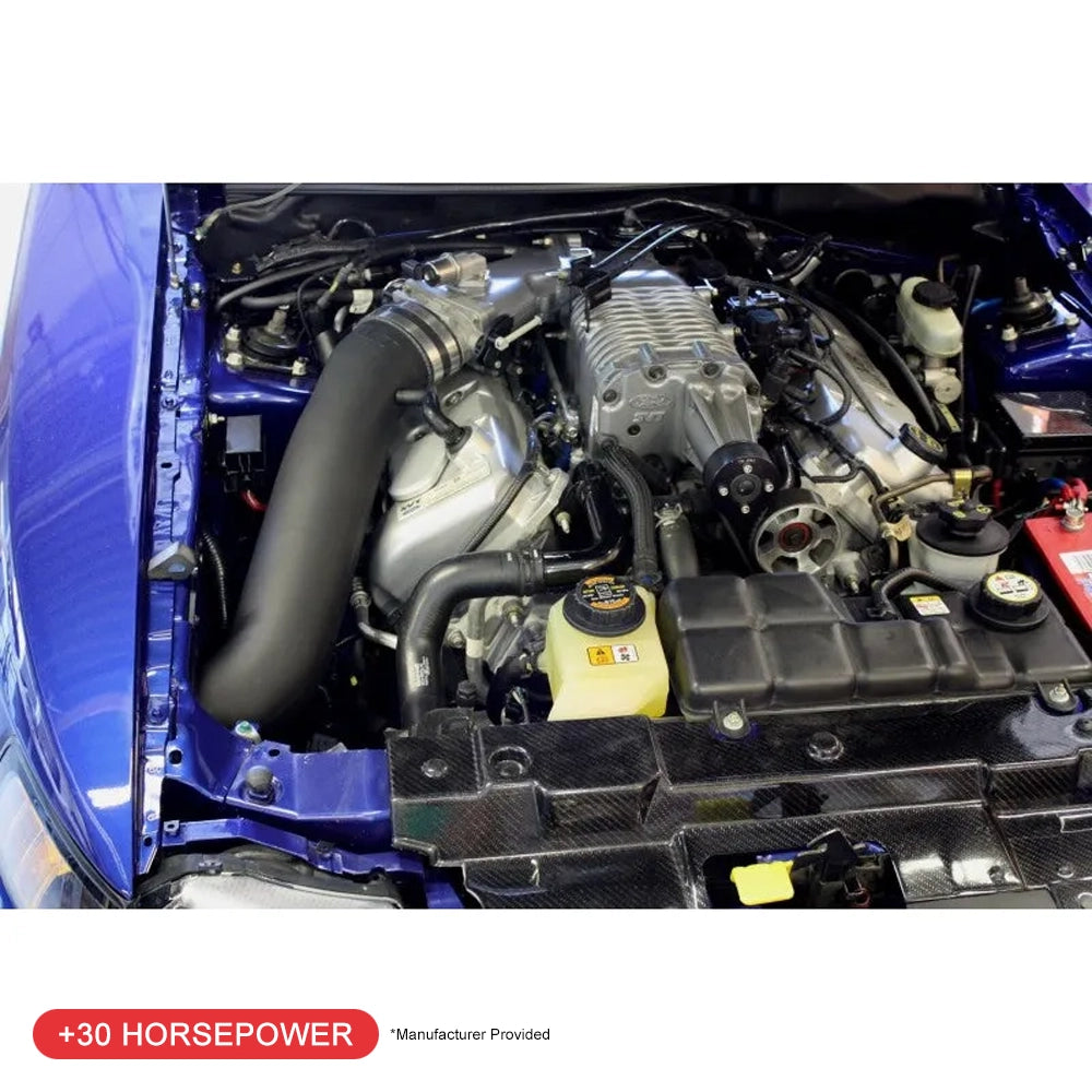 JLT 03-04 Ford Mustang SVT Cobra Black Textured Cold Air Intake Kit w/Red Filter
