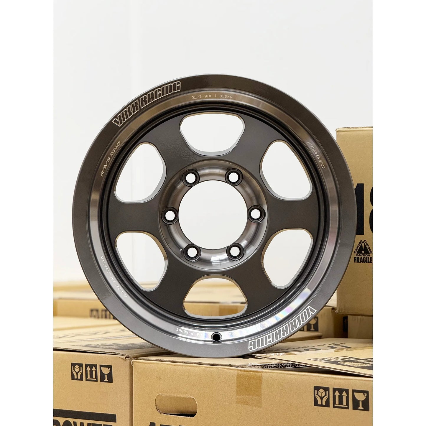 Volk Racing TE37XT SL M-Spec 16x8 -20 6x139.7 Pressed Graphite (SET)