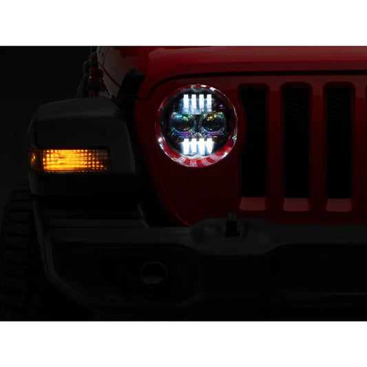 Raxiom Axial 9-In LED Headlights & Fog Lights | Jeep Wrangler/J Gladiator (19-26) (J177416)