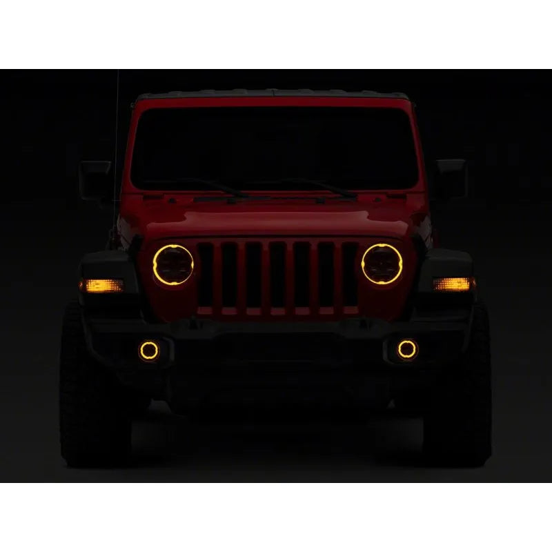 Raxiom Axial 9-In LED Headlights & Fog Lights | Jeep Wrangler/J Gladiator (19-26) (J177416)
