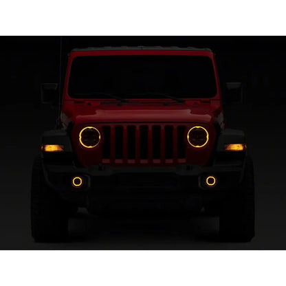 Raxiom Axial 9-In LED Headlights & Fog Lights | Jeep Wrangler/J Gladiator (19-26) (J177416)