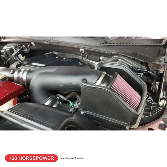 JLT 15-19 Ford F-150 2.7L/3.5L EcoBoost Black Textured Cold Air Intake Kit w/Red Filter