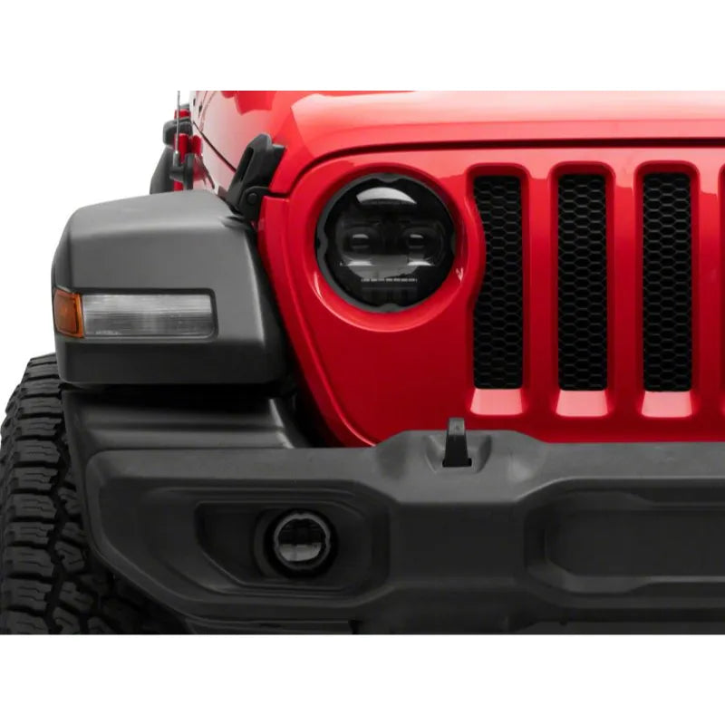 Raxiom Axial 9-In LED Headlights & Fog Lights | Jeep Wrangler/J Gladiator (19-26) (J177416)