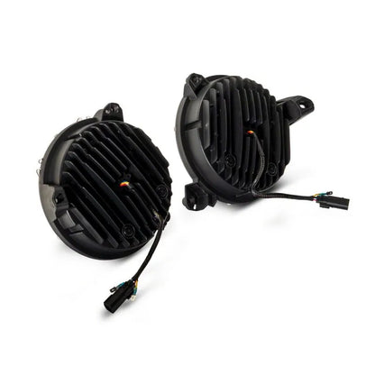 Raxiom Axial 9-In LED Headlights & Fog Lights | Jeep Wrangler/J Gladiator (19-26) (J177416)