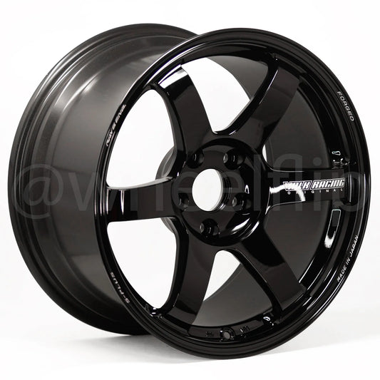 Volk Racing TE37 Saga S-Plus 17x9 +22 5x114.3 Black (SET)