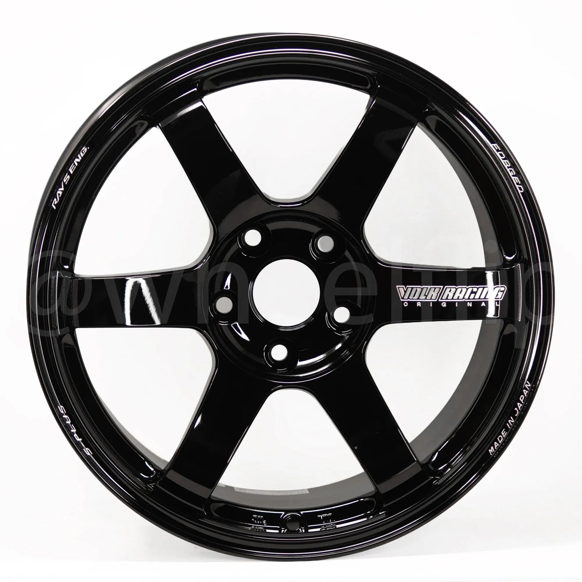 Volk Racing TE37 Saga S-Plus 17x9 +22 5x114.3 Black (SET)