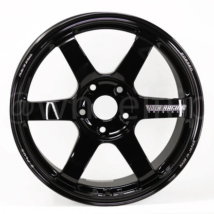 Volk Racing TE37 Saga S-Plus 17x9 +22 5x114.3 Black (SET)
