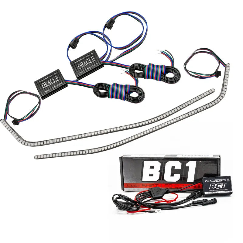 Oracle 16-26 Chevy Camaro Surface Mount DRL Modules ColorSHIFT w/ BC1 Controller | Camaro (1297-335)
