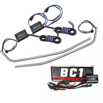 Oracle 16-26 Chevy Camaro Surface Mount DRL Modules ColorSHIFT w/ BC1 Controller | Camaro (1297-335)