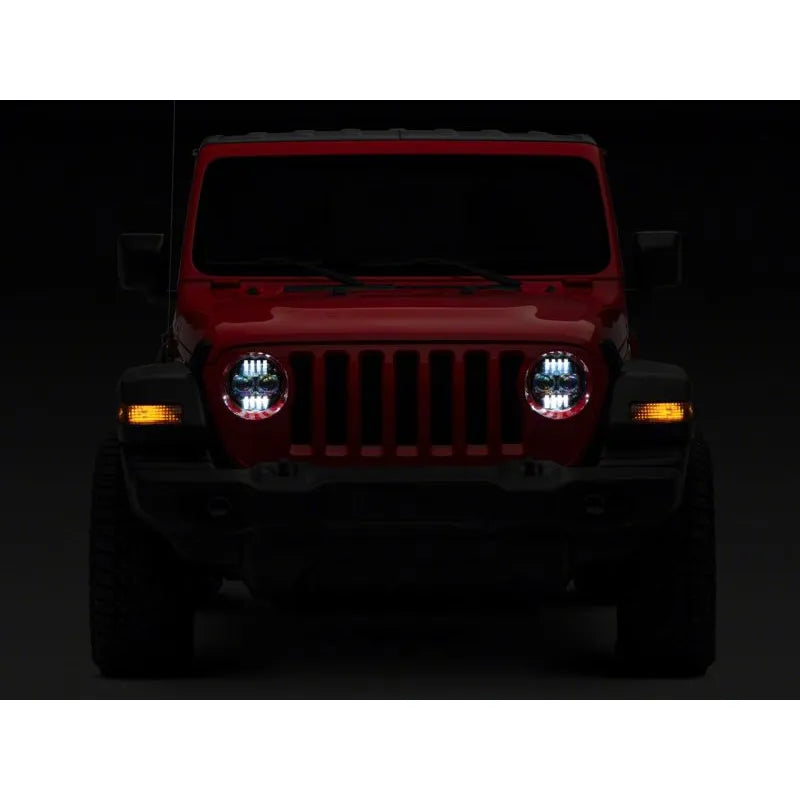 Raxiom Axial 9-In LED Headlights & Fog Lights | Jeep Wrangler/J Gladiator (19-26) (J177416)