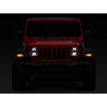 Raxiom Axial 9-In LED Headlights & Fog Lights | Jeep Wrangler/J Gladiator (19-26) (J177416)