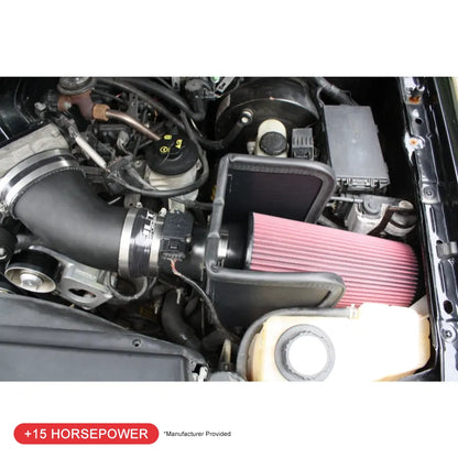 JLT 99-04 Ford Lightning Black Textured Big Air Intake Kit w/Red Filter
