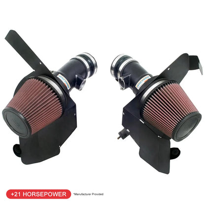 K&N 06-07 BMW M5 5.0L Flat Black Typhoon Short Ram Intake | BMW M5 (06-07) (69-2003TFK)
