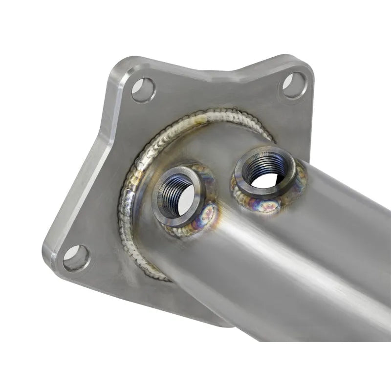 aFe Twisted Steel Down-Pipe Catted | Cadillac ATS 13-16/15-19, Camaro 16-26 (48-34126-HC)