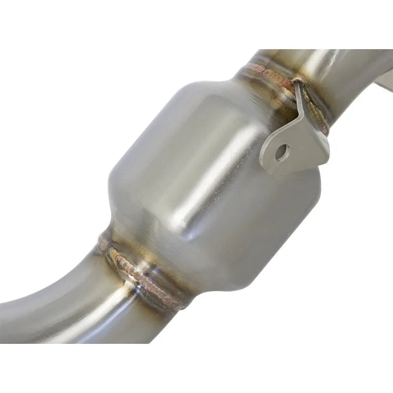 aFe Twisted Steel Down-Pipe Catted | Cadillac ATS 13-16/15-19, Camaro 16-26 (48-34126-HC)