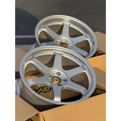 Volk Racing TE37SL 19x9.5 +22, 19x10.5 +35 5x112 Diamond Silver (SET)