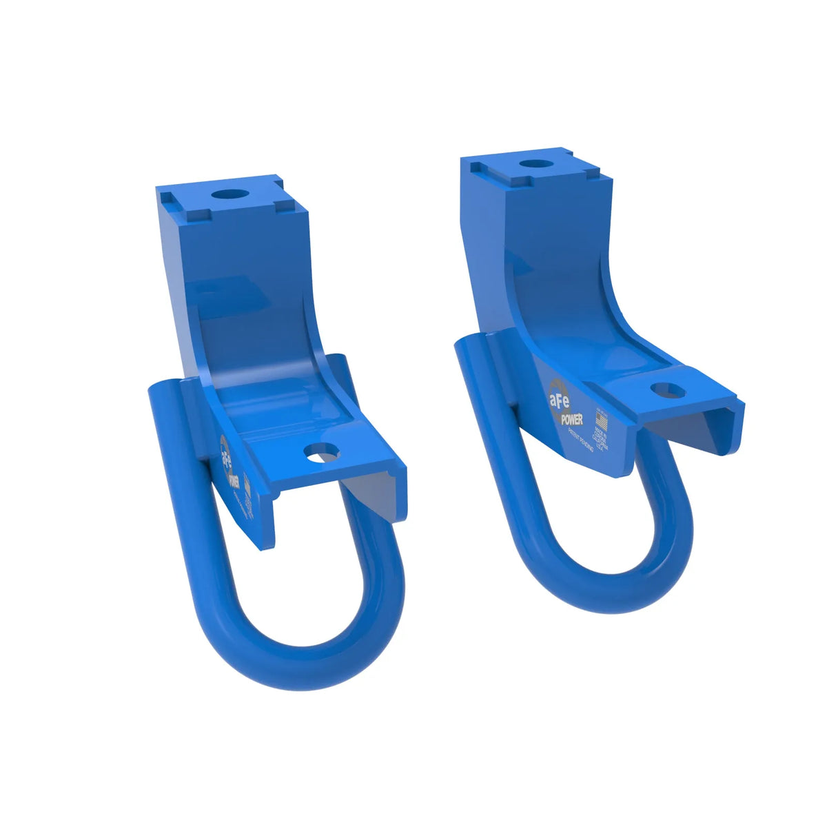 aFe Front Tow Hook Blue | Toyota Tundra V6-3.5L (22+) (450-72T001-L)