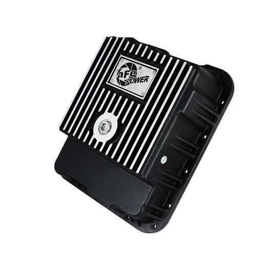 aFe Power Pro Series Transmission Pan Black w/ Machined Fins | GM Trucks (99-16) (46-70242)