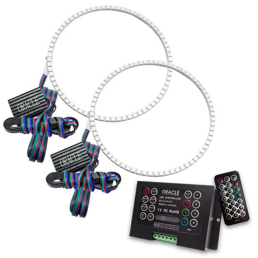 ORACLE Jeep Halo Kit ColorSHIFT w/ 2.0 Controller | 97-18 JK (2665-333)