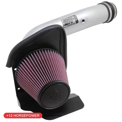 K&N 10-11 Ford Taurus 3.5L V6 Silver Typhoon Cold Air Intake | Ford Taurus (10-11) (69-3528TS)
