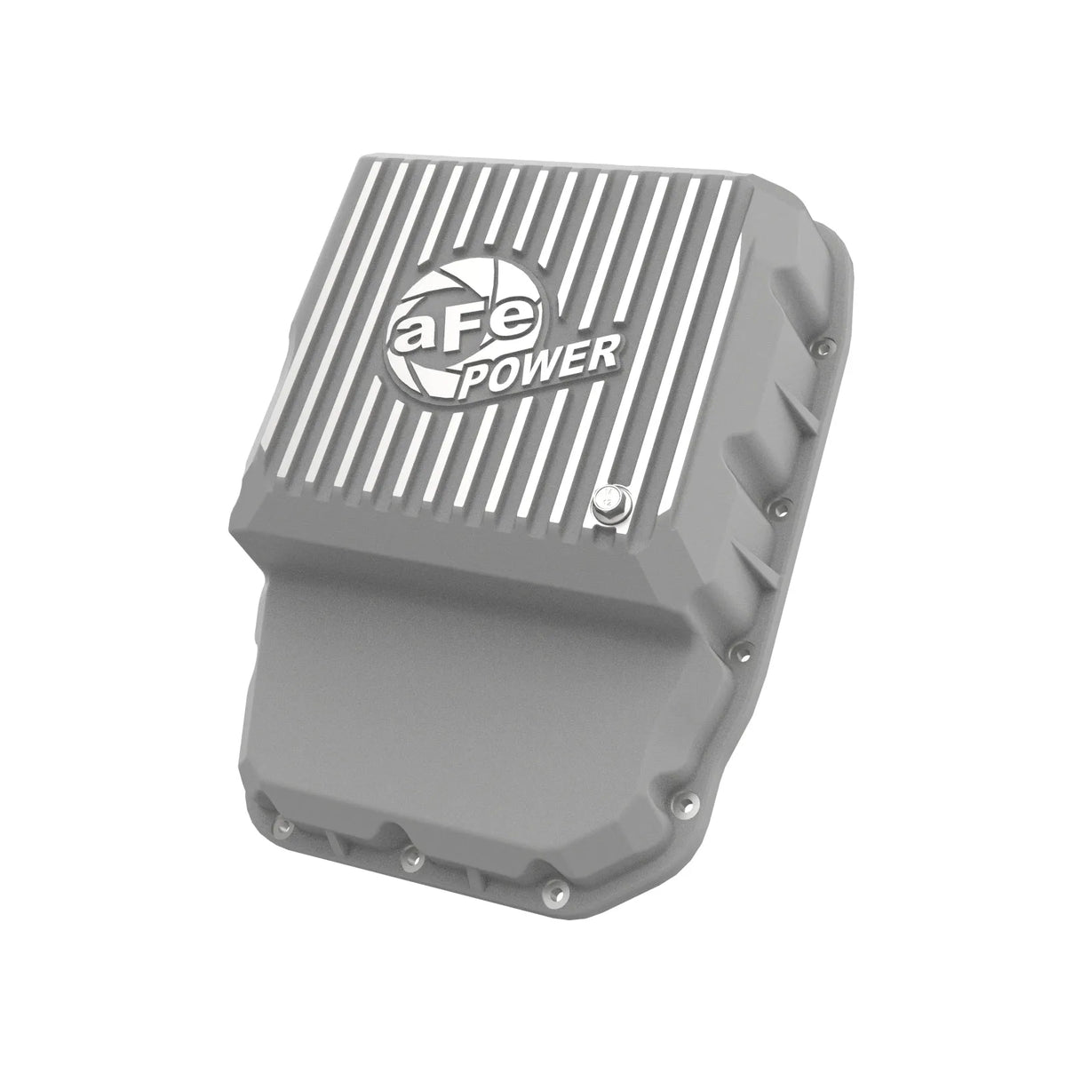 aFe Power Transmission Pan Raw w/ Machined Fins | Dodge Diesel Trucks 07.5-12 L6-6.7L (46-70060)