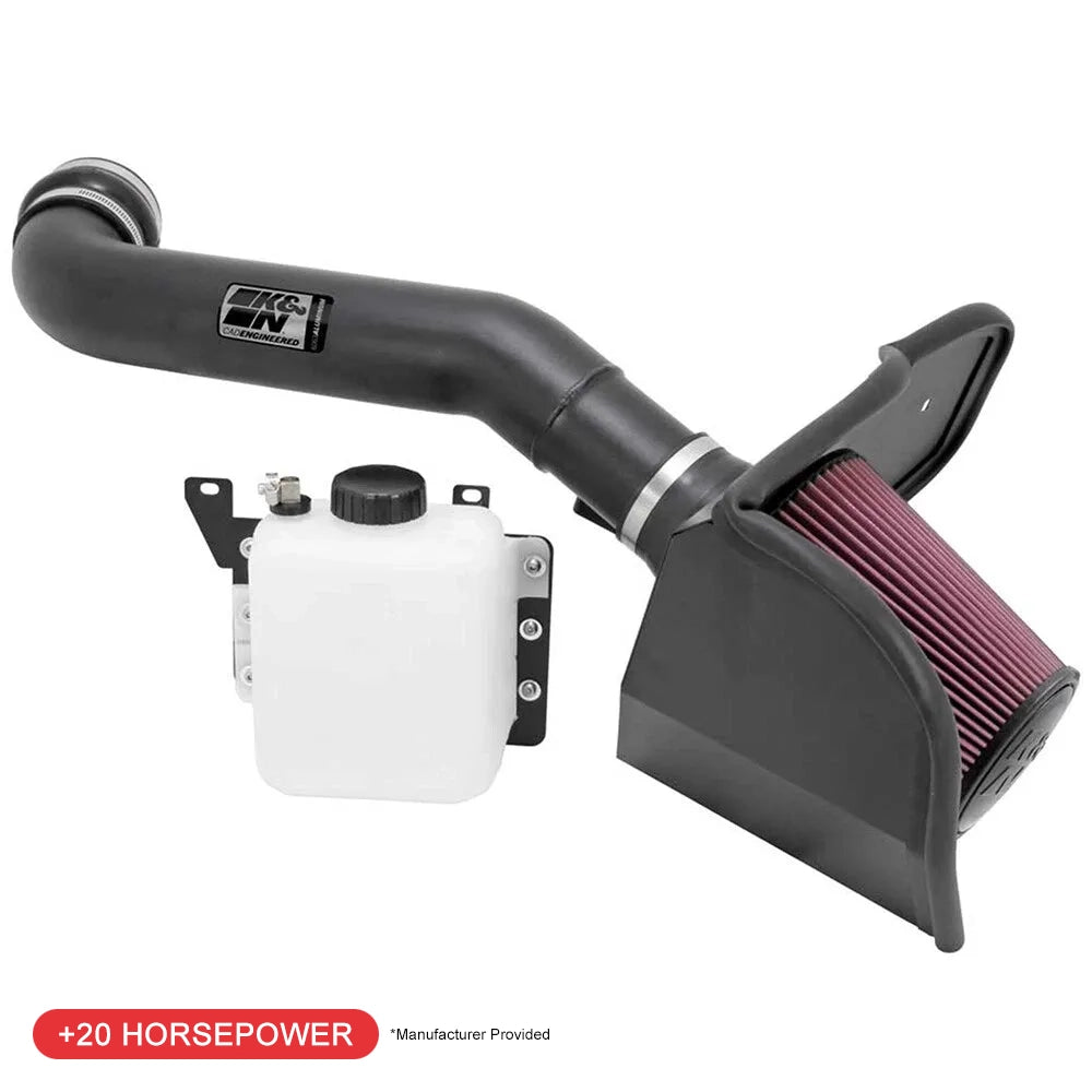K&N 10-12 Ford F150 SVT Raptor 6.2L V8 High Flow Performance Intake Kit | Ford F150 (10-12) (77-2579KTK)