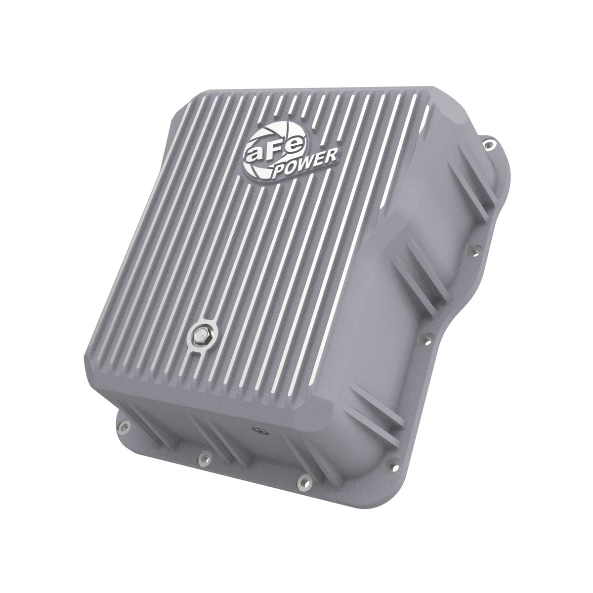 aFe Street Series Trans Pan Cover Raw | GM V8 6.6L (01-14) (46-70070)