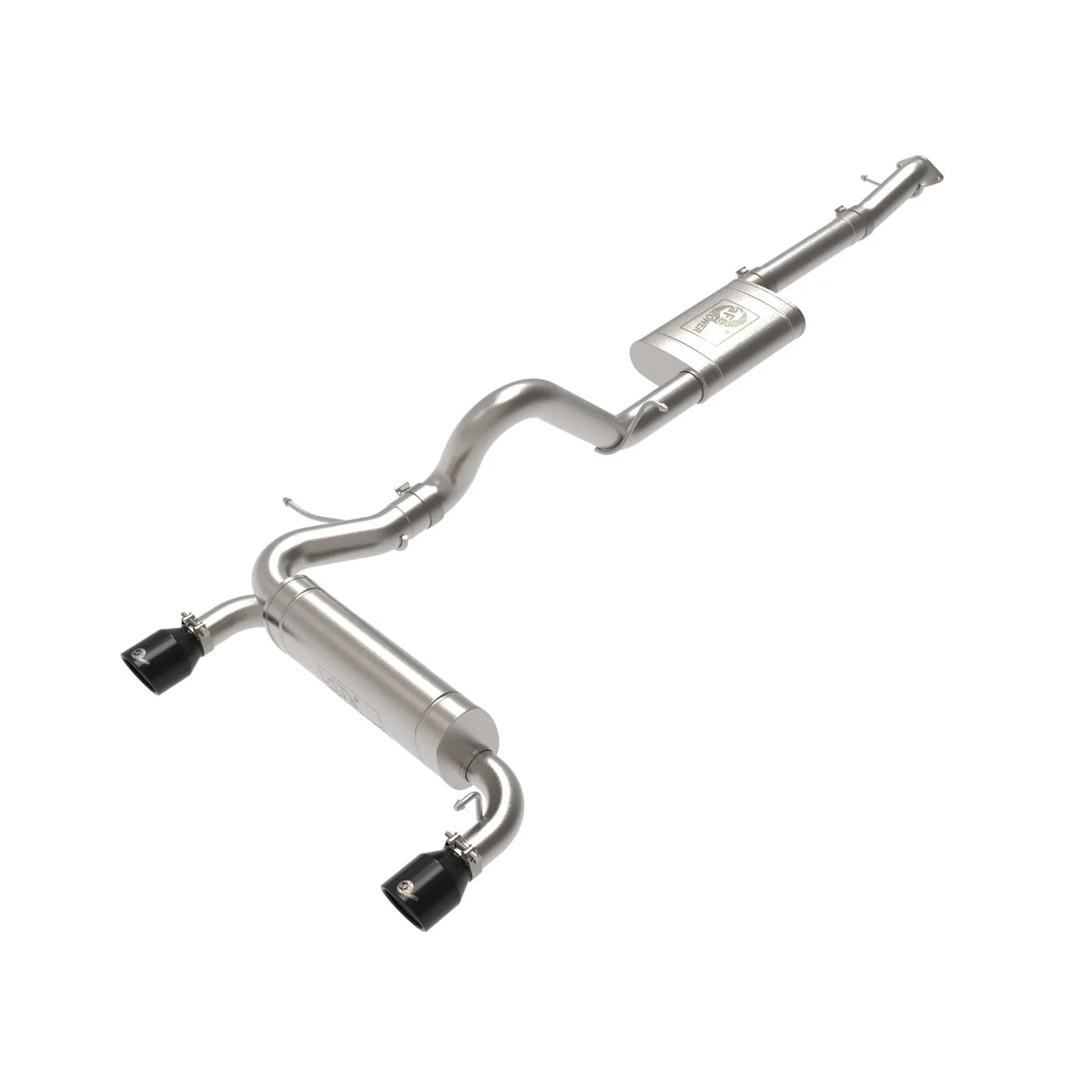 aFe Vulcan 3in to 2.5in SS Black Cat-Back Exhaust | Ford Bronco (21-22) (49-33138-B)
