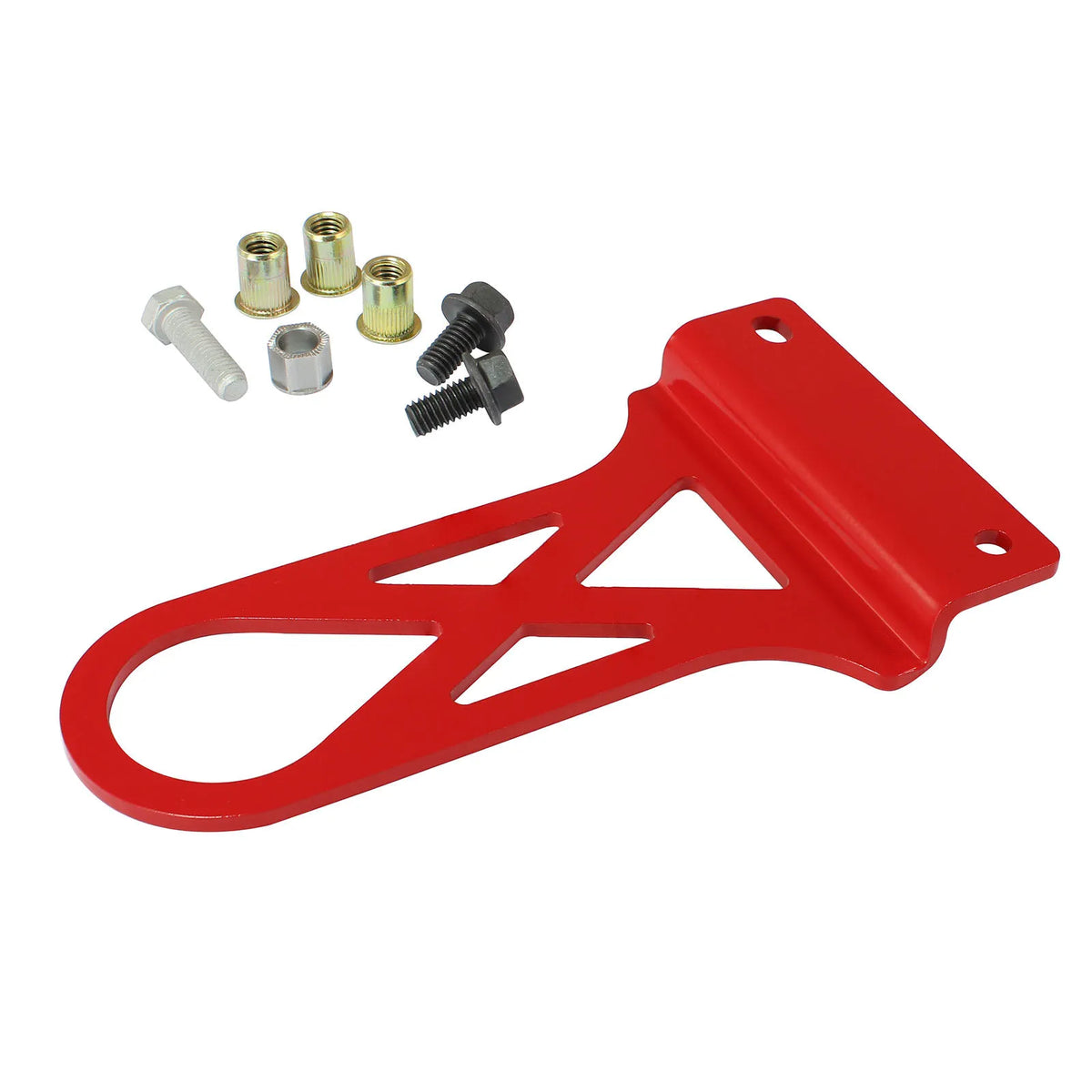 aFe PFADT Series Front Tow Hook Red | Chevrolet Corvette (97-04 C5) (450-401002-R)