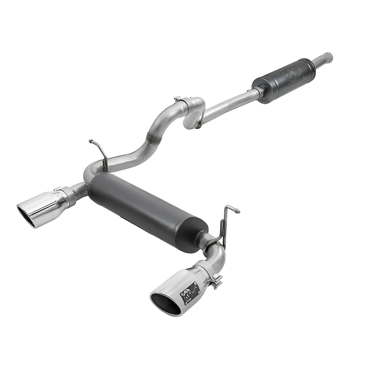 aFe 2.5in SS Cat-Back Exhaust Jeep Wrangler JL V6 3.6L (18+) (49-38066-P)