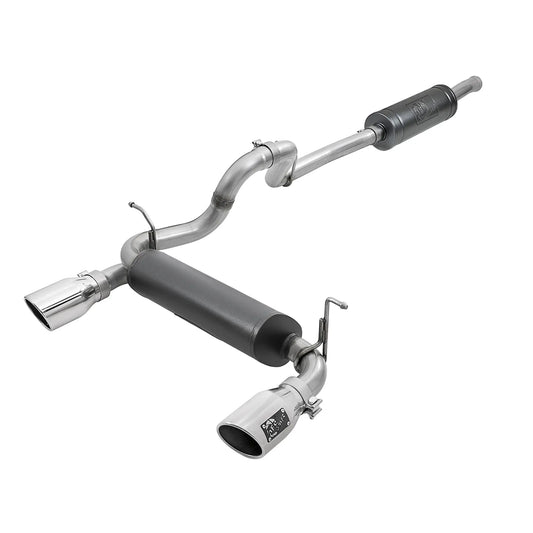 aFe 2.5in SS Cat-Back Exhaust Jeep Wrangler JL V6 3.6L (18+) (49-38066-P)