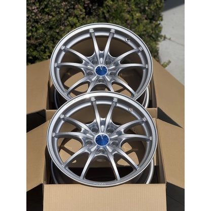 Mugen MF10 17x8.5 +40, 18x10.5 +45 5x114.3 Silver (SET)