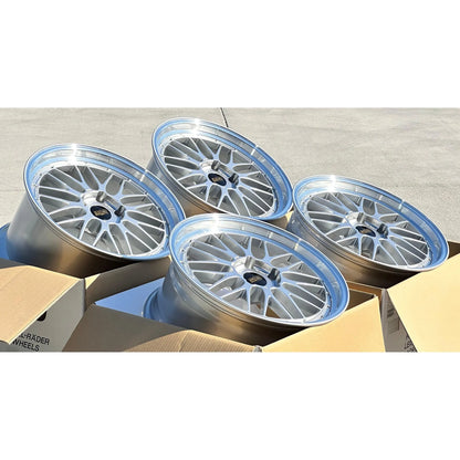 BBS LM 20x9 +42, 20x12 +72 5x130 Diamond Silver (SET)
